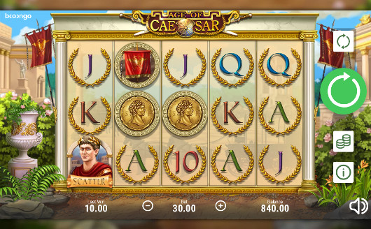 Побеждай по крупному в слоте Age of Caesar в казино Вулкан Делюкс - официальный сайт